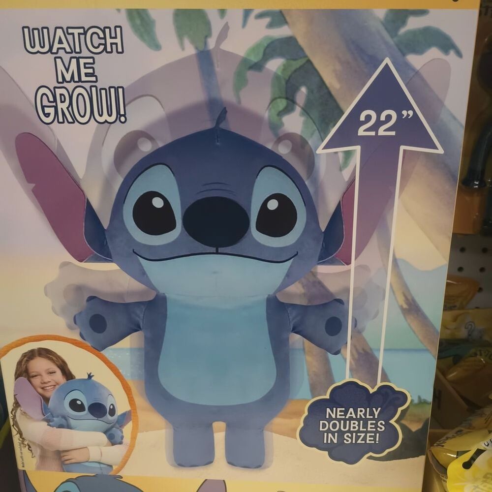 Disney Stitch Plush - Light Blue & Dark Blue